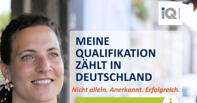 Meine Qualifikation zählt in Deutschland. Nicht allein. Anerkannt. Erfolgreich.
